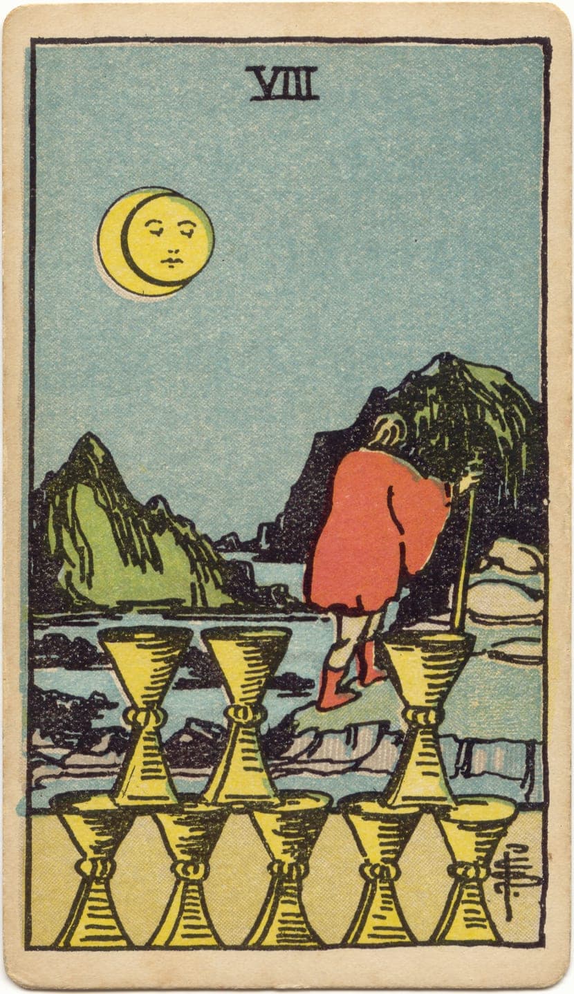 Eight of Cups — tarot card