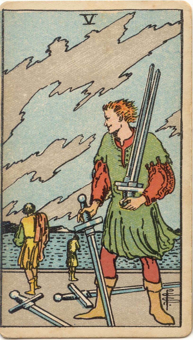 Five of Swords — tarot card