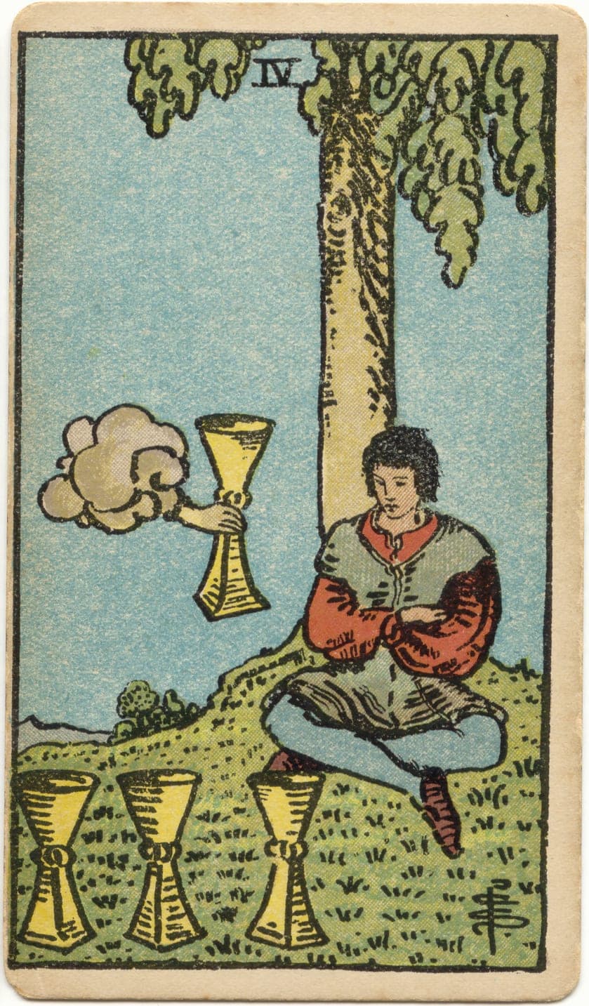 Four of Cups — tarot card