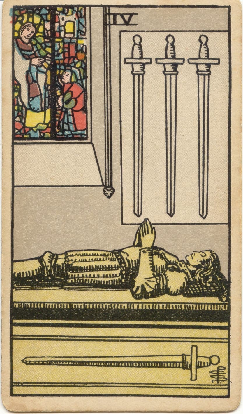 Four of Swords — tarot card