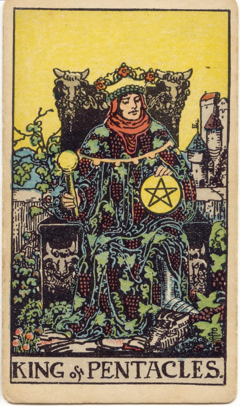 King of Pentacles — tarot card