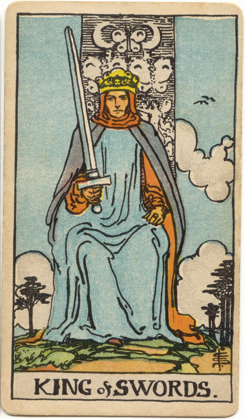 King of Swords — tarot card