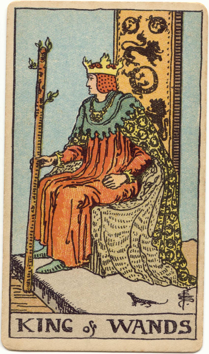 King of Wands — tarot card