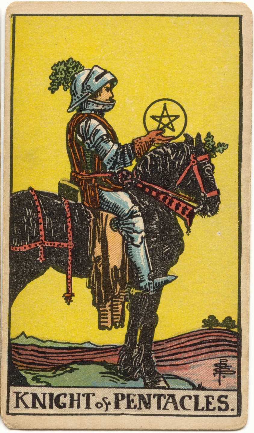 Knight of Pentacles — tarot card