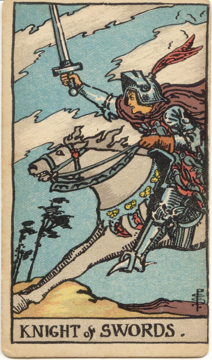 Knight of Swords — tarot card