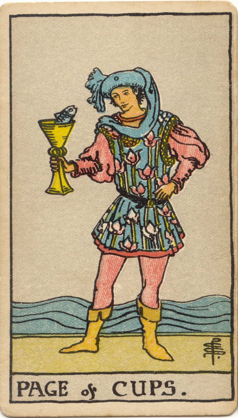 Page of Cups — tarot card