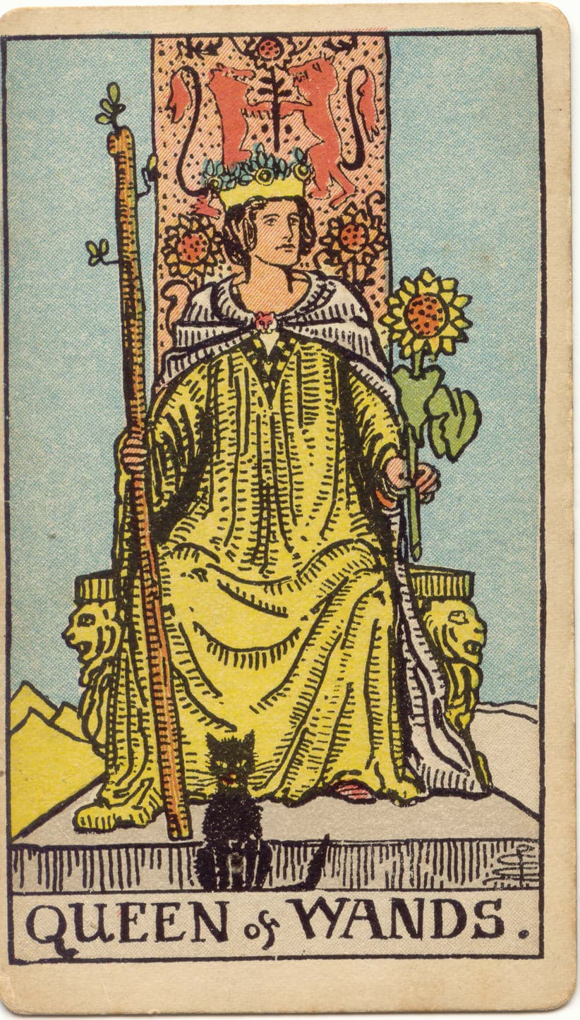 Queen of Wands — tarot card
