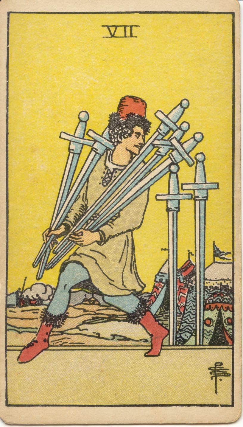 Seven of Swords — tarot card