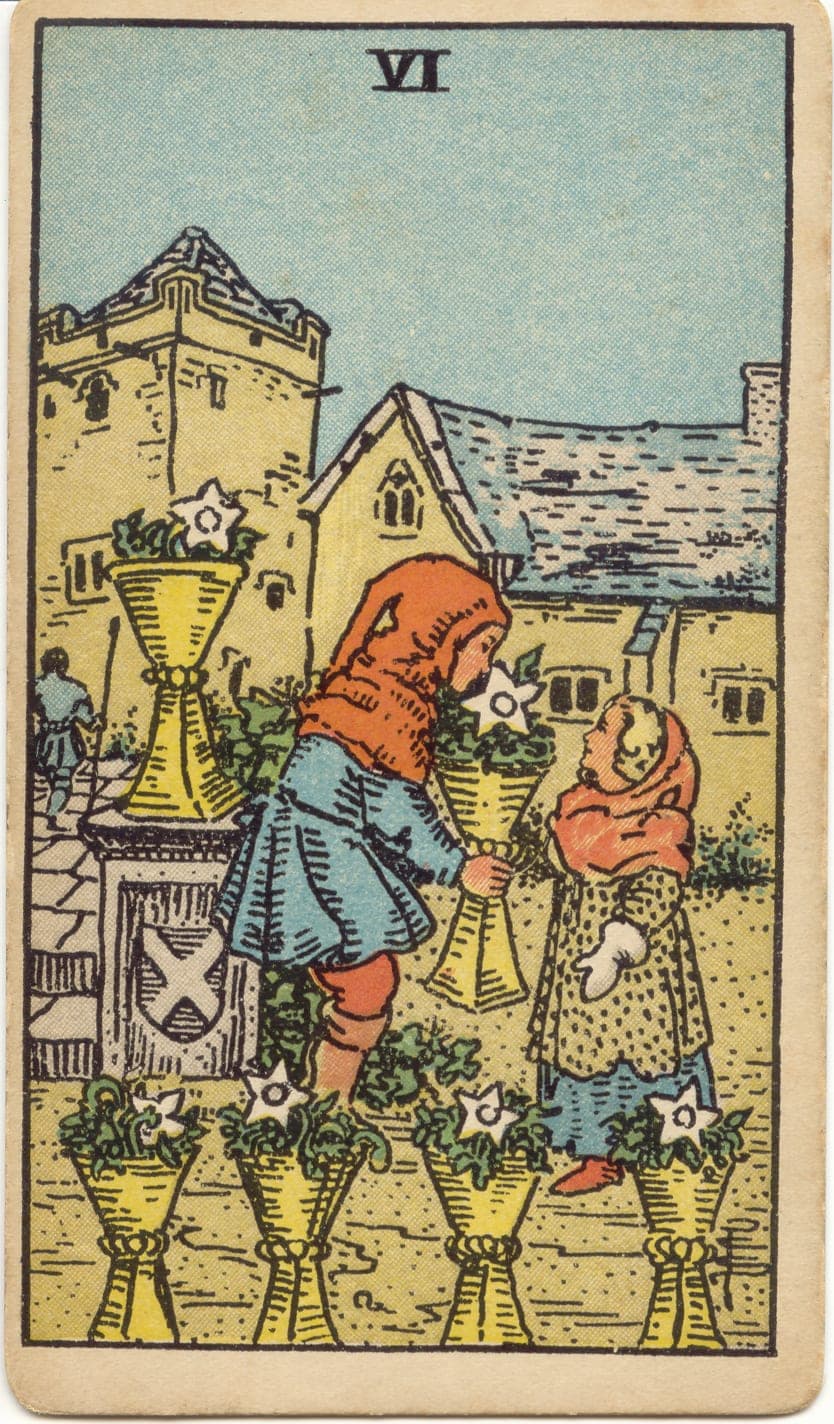 Six of Cups — tarot card