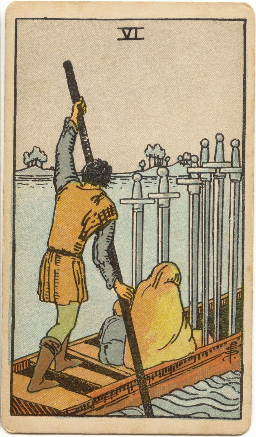 Six of Swords — tarot card