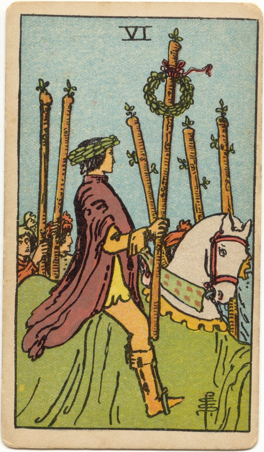 Six of Wands — tarot card