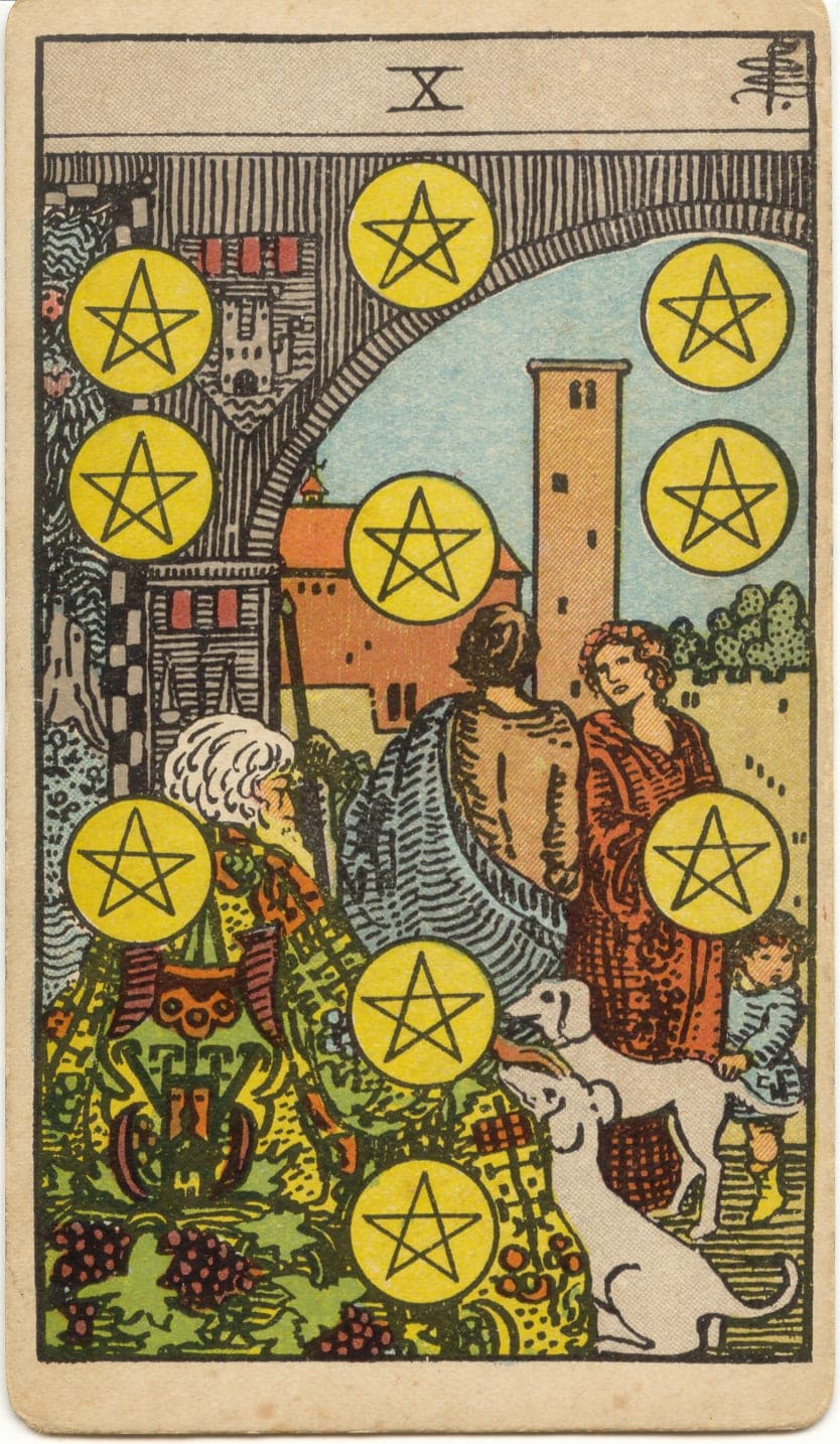 Ten of Pentacles — tarot card