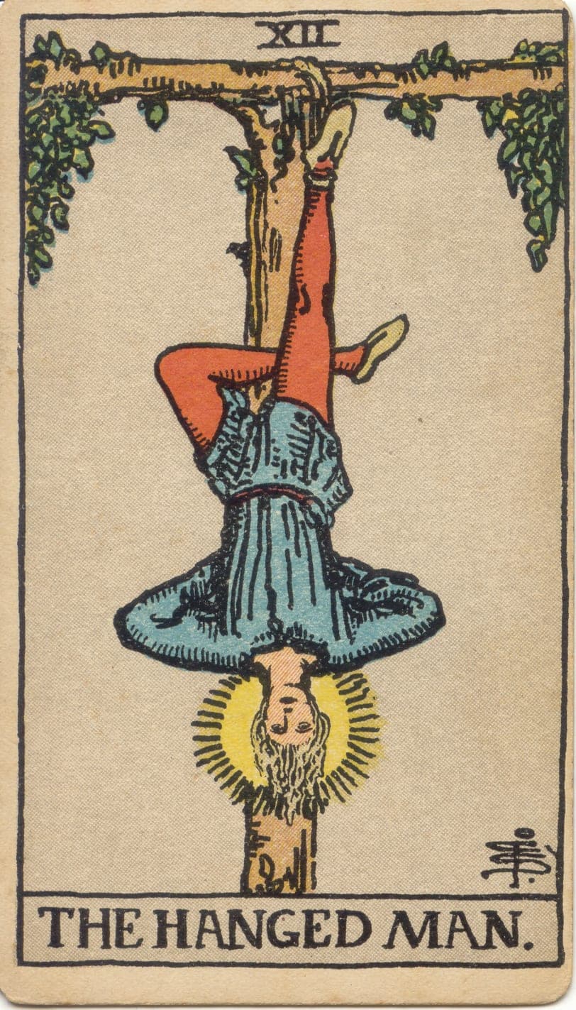 The Hanged Man — tarot card