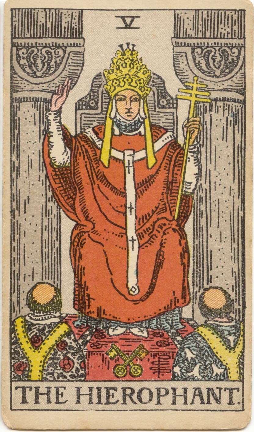 The Hierophant — tarot card