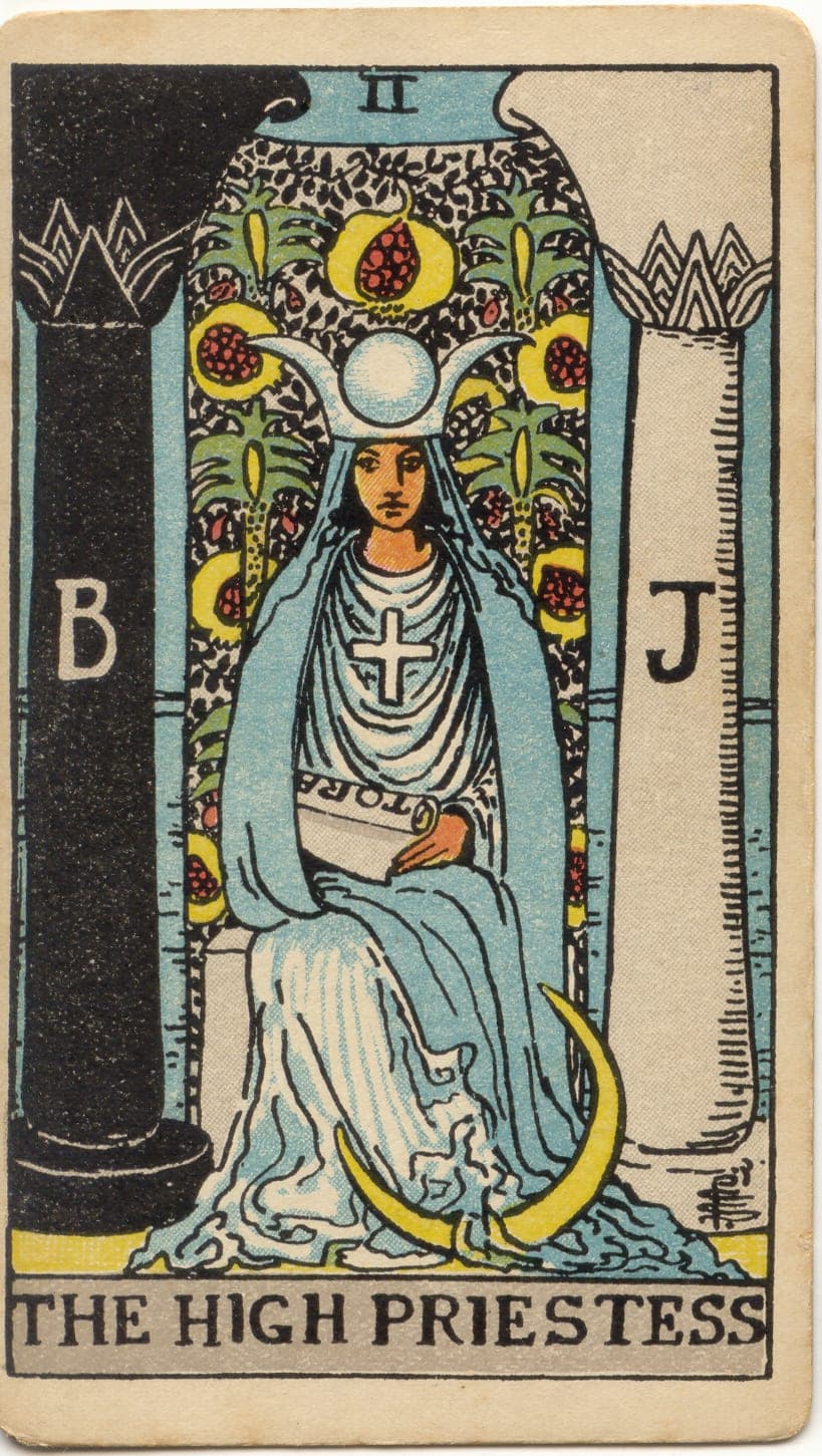 The High Priestess — tarot card