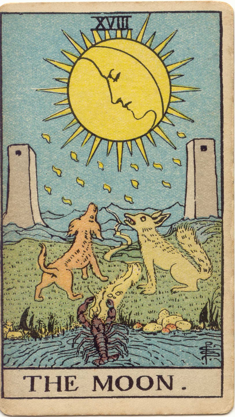 The Moon — tarot card