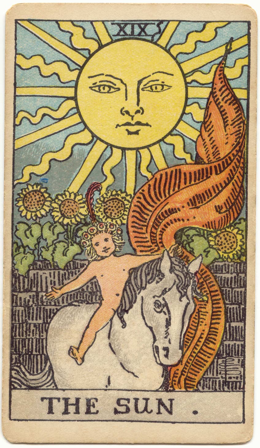 The Sun — tarot card
