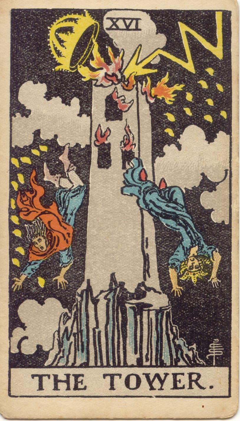 The Tower — tarot card