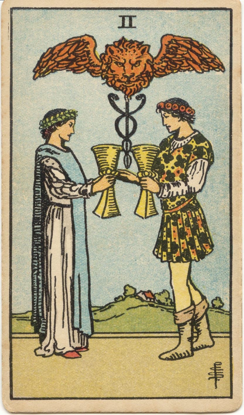 Two of Cups — tarot card