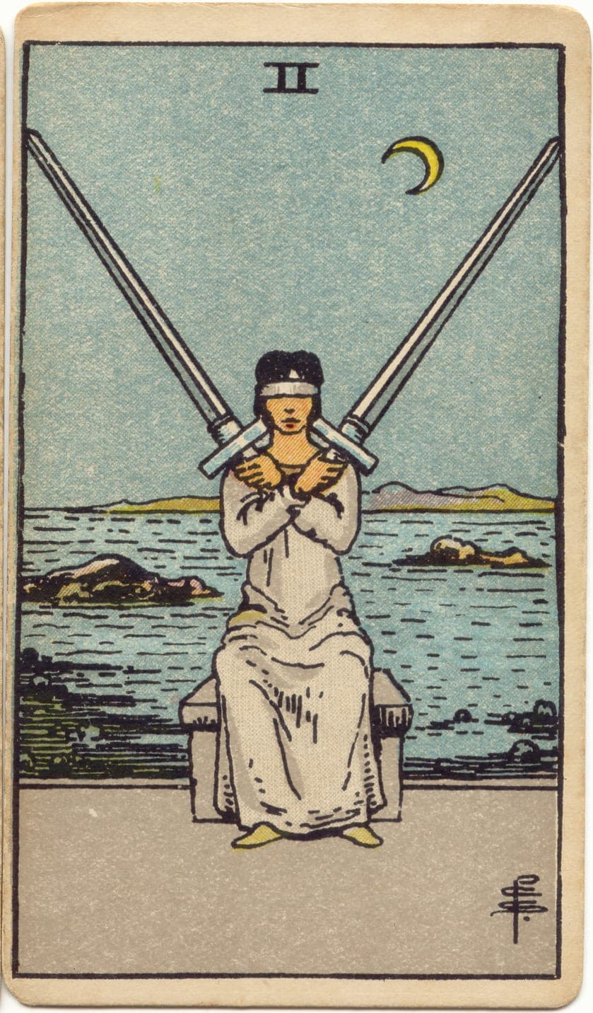 Two of Swords — tarot card